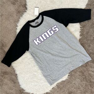 (BNWT) Sacramento Kings T-Shirt Quarter Sleeve